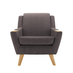 G Plan Vintage The Fifty Five Armchair Marl Aubergine